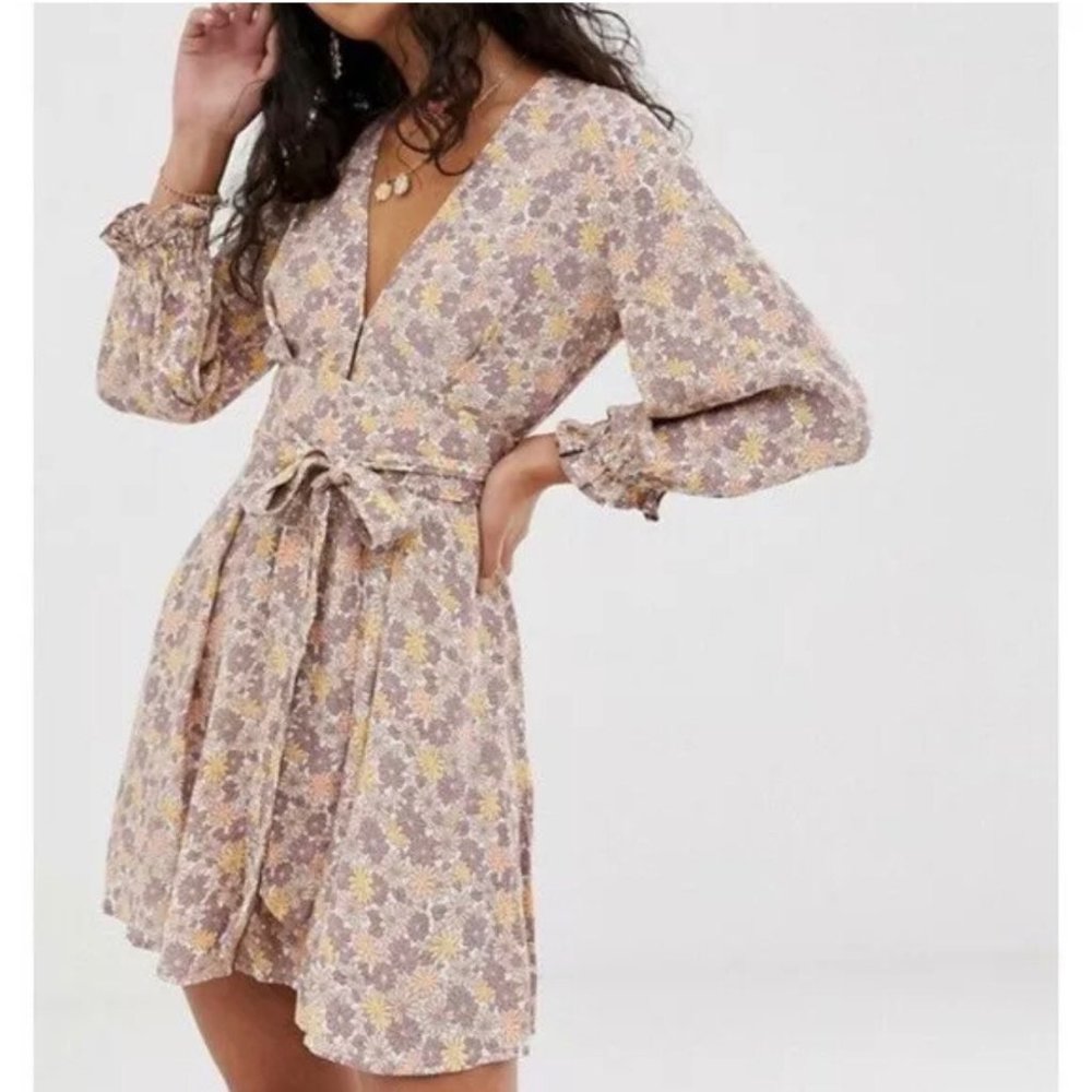 Faithfull the Brand Palmaro Mini Dress in Zoella